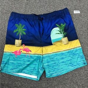 Old Navy Navy Blue Swim Shorts